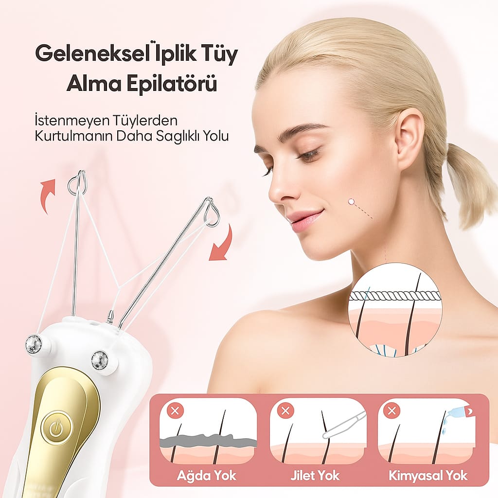 NudGrip Pro Otomatik Epilasyon Aleti